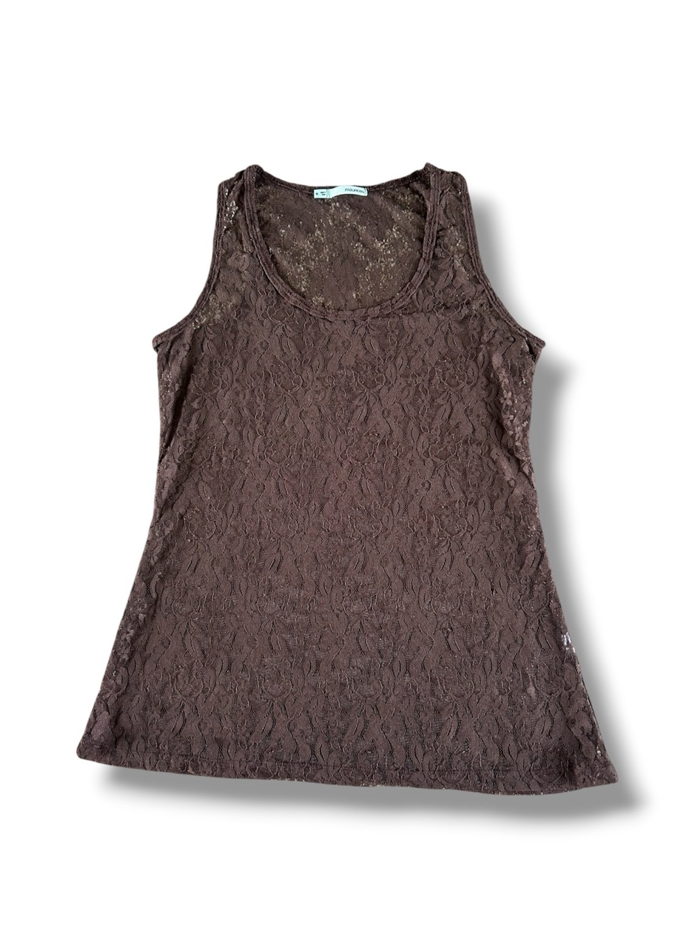 [Maurices] Brown Lace Tank Top